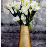 Metallic Flower Vase For Home