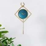 Antique Deer Designer Metal Wall Clock