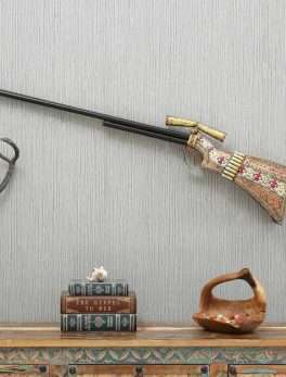 Iron Gun Wall Art In Black