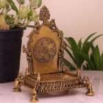 Gold Brass Sinhasan for God Idols