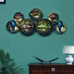 Iron Fish Wall Art In Multicolour
