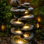 Natural Matka with Pahar Water Fountain for Indoor and Outdoor