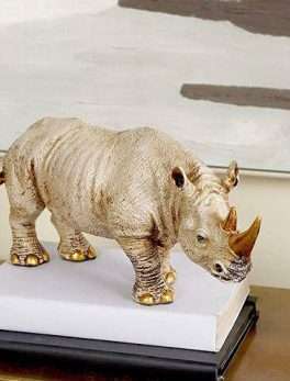 Horned Rhinoceros idols for Showpiece