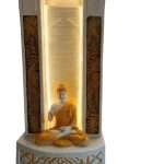 Beautiful Buddha Slate Water Fountain With LED Light