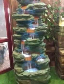 Fiber Stone Pahar Water Fountain for indoor and outdoor