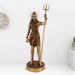 Brass God Shiva Shankar Bhagwan Standing Shiv Idol