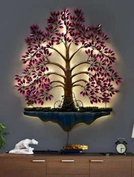 Metal Cycle Tree Wall Hanging Decor 43*5*48 inc