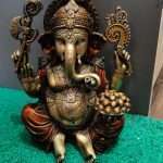 Brass Antique Ganesha Statue For Home