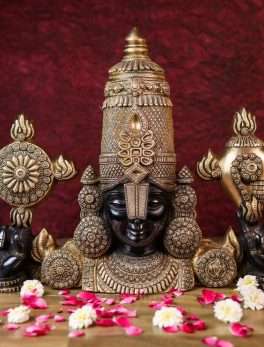 Brass lord balaji face wall hanging/idols