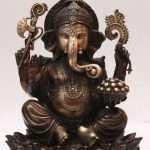 Ganesha Antique Brass statue/Murti