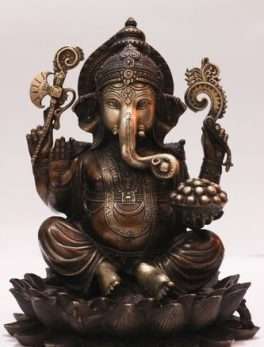 Ganesha Antique Brass statue/Murti