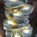 Natural Fiber stone Pahar Water Fountain For Indoor And Outdoor
