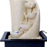 Table Top Indoor Outdoor Water Fall Fountain with LED Lights