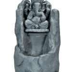 Pahad Big Fiber Indoor Outdoor Fountain with Led Lights