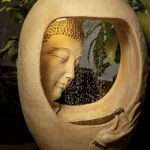 Jharna Buddha Water Fountain Round Shape for indoor outdoor use