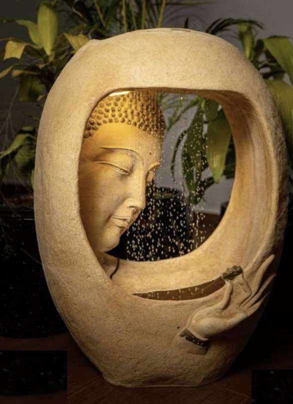 Jharna Buddha Water Fountain Round Shape for indoor outdoor use