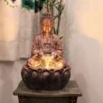 Lotus Buddha Water Fountain for indoor outdoor use