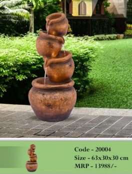 Matka Water Fountain With LED Light