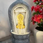 Polyresin Buddha Waterfall Fountain