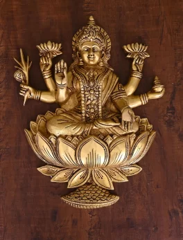 Brass Lakshmi Wall Hanging