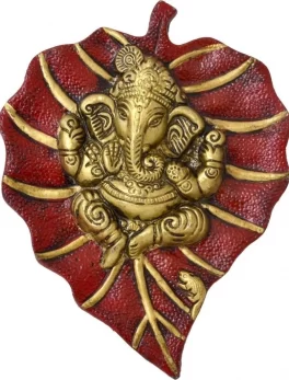 Leaf Lord Ganesha Wall Hanging