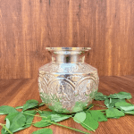Ashtalakshmi Nakshi Round German Silver Pooja Kalash