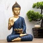 Polystone Home Decoration Buddha Idol Statue Showpiece