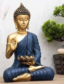 Polystone Home Decoration Buddha Idol Statue Showpiece