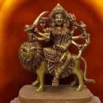 BRASS DURGA MATA IDOL