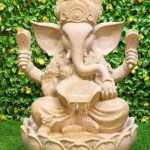 Lotus Ganesh Water Fountain With LED Light