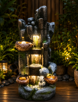 Jungle Water Fountain For Indoor Outdoor Use