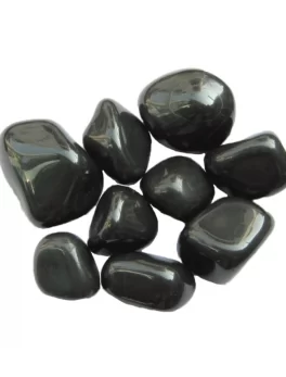 Black 1 Kg Decorative Natural Pebbles Stone