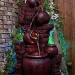 4 Steps Pot Big Fiber Fountain Indoor & Outdoor use
