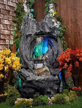 Nature Wooden Look Water Fountain