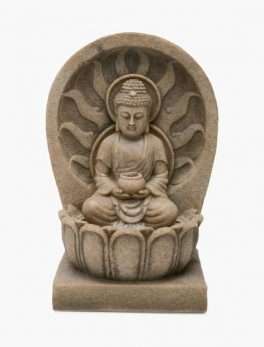 Natural Stone Look Buddha Indoor Fountain