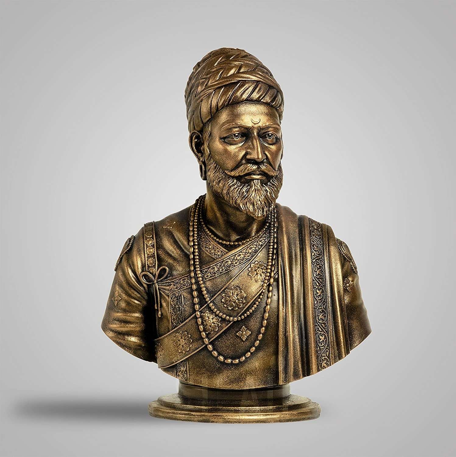 India Handcrafted Polyresin The Great Maratha WarriorKing ChhatraPati Shivaji  Maharaj Sculpture  Showpiece for Decoration Items for Home  Special Shiv  Jayanti Gift Purpose  the best price and delivery  Globally