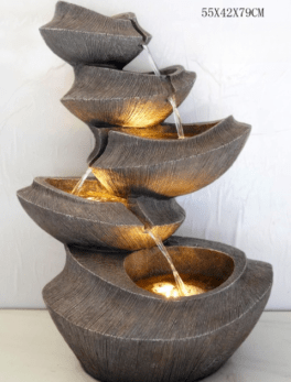 Rain Forest Table Top Indoor Outdoor Water Fountain