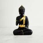 Polyresin Buddha Figurine with T-Light Holder