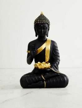 Polyresin Buddha Figurine with T-Light Holder