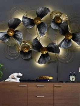 Iron Silver Metal Wall Art