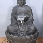 Big Lotus Buddha Water Fountain For Indoor Outdoor Use.
