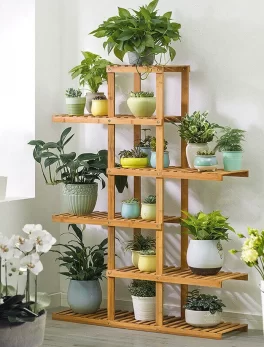 Wooden Plant Rack Stand/Plant Stands Indoor, Multiple Plant Holder