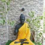 Polyresin Buddha idols Indoor Outdoor Use (20*18*36) Inc
