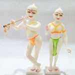 Radha Krishna Idol for Temples Decorative