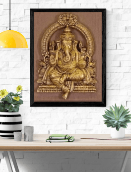 Brass Ganesha Wall Hanging