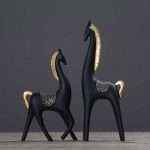 Horse Set Statue Ornament Decorative Sculpture