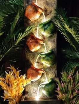 Matki Indoor/Outdoor Fountain with Led Lights for Home Decor