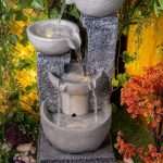 4 Pot Water Fountain for Home, Office, Garden