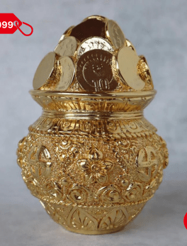 Metal Dhanlaxmi Kalash