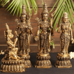 Handcrafted Superfine Brass Ram Darbar Set